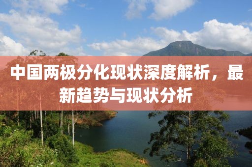 中国两极分化现状深度解析，最新趋势与现状分析