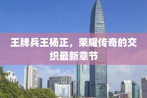 王牌兵王杨正，荣耀传奇的交织最新章节