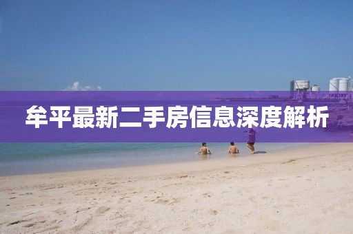 牟平最新二手房信息深度解析