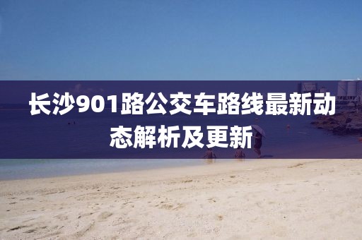 长沙901路公交车路线最新动态解析及更新