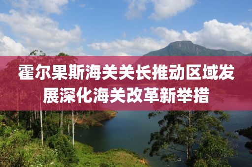 霍尔果斯海关关长推动区域发展深化海关改革新举措
