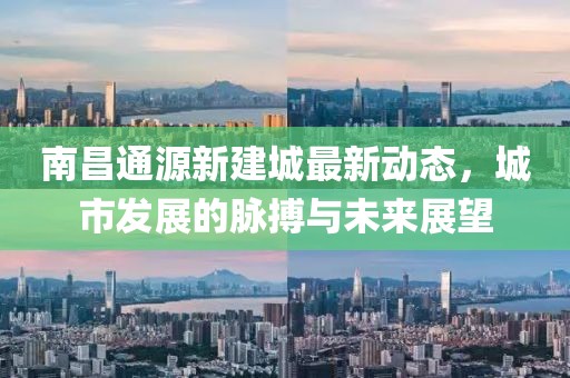 南昌通源新建城最新动态，城市发展的脉搏与未来展望