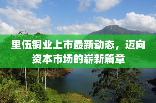 里伍铜业上市最新动态，迈向资本市场的崭新篇章