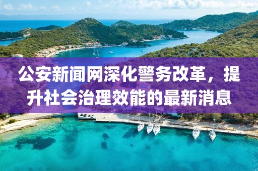 公安新闻网深化警务改革，提升社会治理效能的最新消息