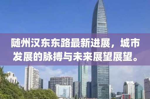 随州汉东东路最新进展，城市发展的脉搏与未来展望展望。