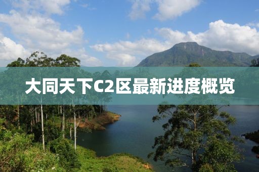 大同天下C2区最新进度概览