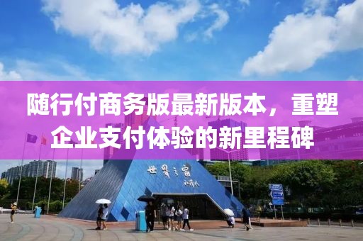 随行付商务版最新版本，重塑企业支付体验的新里程碑