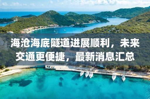 海沧海底隧道进展顺利，未来交通更便捷，最新消息汇总