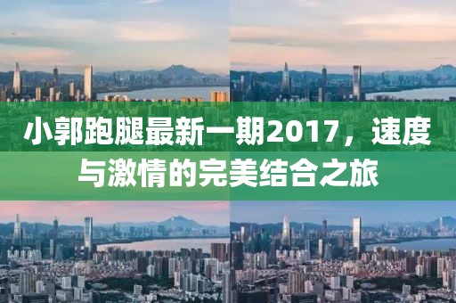 小郭跑腿最新一期2017，速度与激情的完美结合之旅