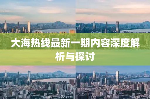 大海热线最新一期内容深度解析与探讨