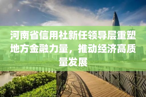 河南省信用社新任领导层重塑地方金融力量，推动经济高质量发展