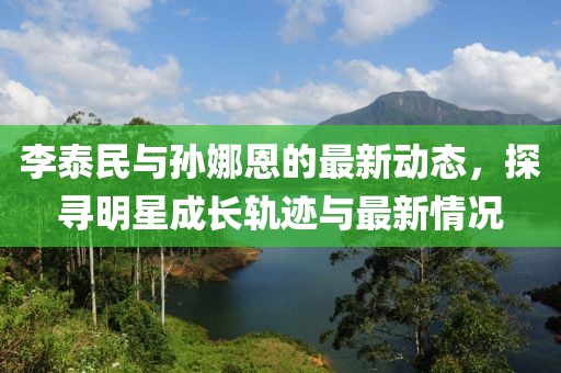 李泰民与孙娜恩的最新动态，探寻明星成长轨迹与最新情况