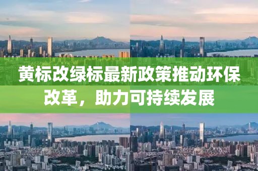 黄标改绿标最新政策推动环保改革，助力可持续发展
