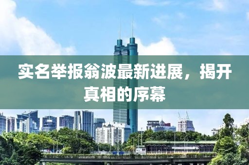 实名举报翁波最新进展，揭开真相的序幕