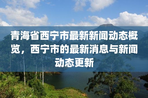 青海省西宁市最新新闻动态概览，西宁市的最新消息与新闻动态更新