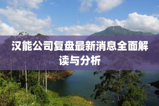 汉能公司复盘最新消息全面解读与分析