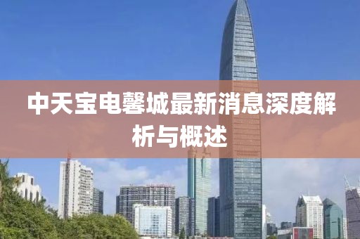 中天宝电馨城最新消息深度解析与概述