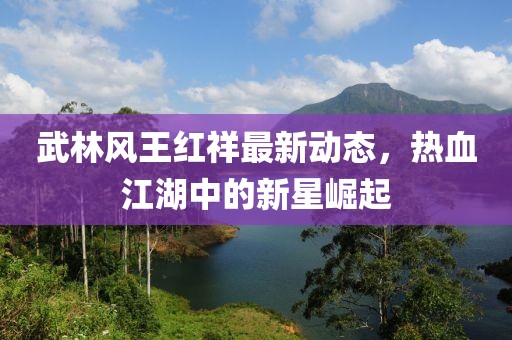 武林风王红祥最新动态，热血江湖中的新星崛起