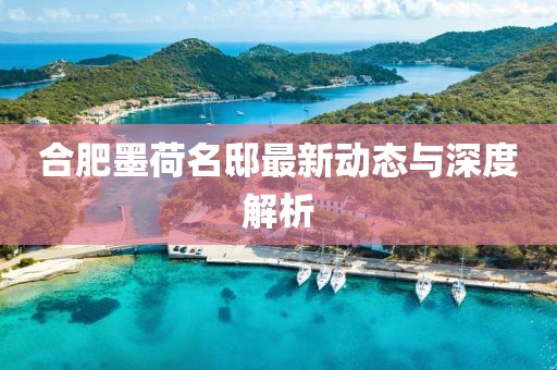 合肥墨荷名邸最新动态与深度解析