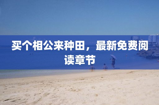买个相公来种田，最新免费阅读章节