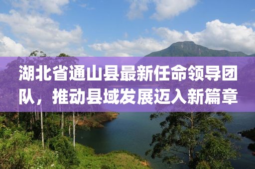 湖北省通山县最新任命领导团队，推动县域发展迈入新篇章