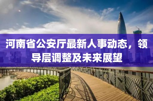 河南省公安厅最新人事动态，领导层调整及未来展望