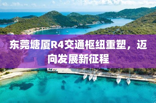 东莞塘厦R4交通枢纽重塑，迈向发展新征程