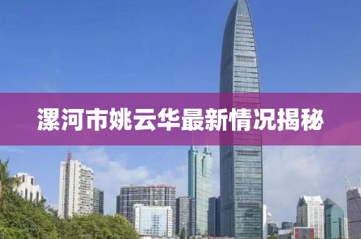 漯河市姚云华最新情况揭秘