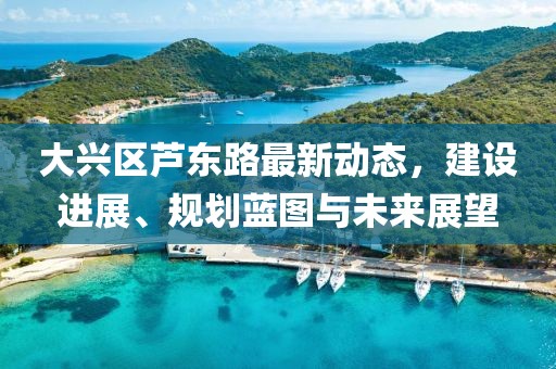 大兴区芦东路最新动态，建设进展、规划蓝图与未来展望