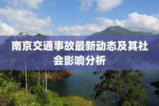 南京交通事故最新动态及其社会影响分析