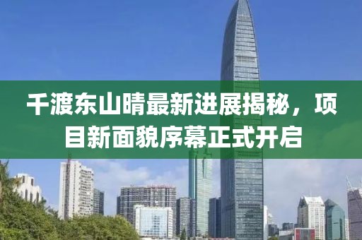 千渡东山晴最新进展揭秘，项目新面貌序幕正式开启