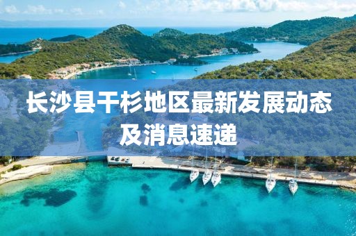 长沙县干杉地区最新发展动态及消息速递