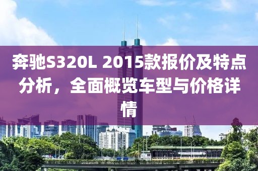 奔驰S320L 2015款报价及特点分析，全面概览车型与价格详情