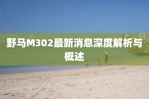 野马M302最新消息深度解析与概述