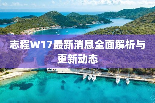 志程W17最新消息全面解析与更新动态