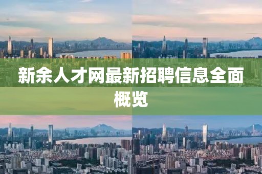 新余人才网最新招聘信息全面概览