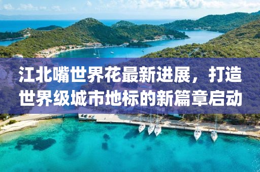 江北嘴世界花最新进展，打造世界级城市地标的新篇章启动