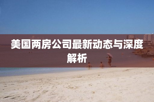 美国两房公司最新动态与深度解析