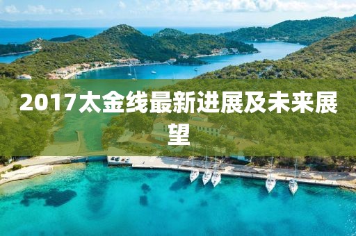 2017太金线最新进展及未来展望
