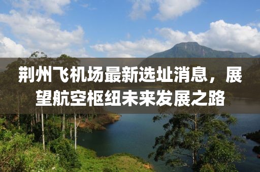 荆州飞机场最新选址消息，展望航空枢纽未来发展之路