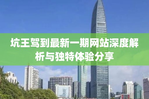 坑王驾到最新一期网站深度解析与独特体验分享