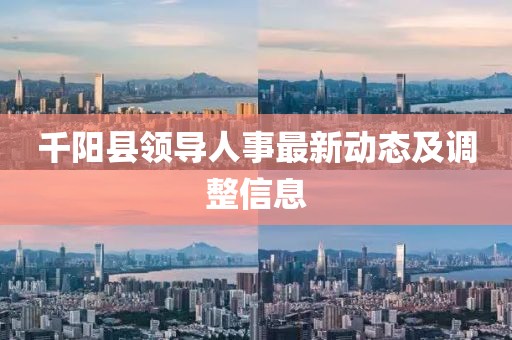千阳县领导人事最新动态及调整信息
