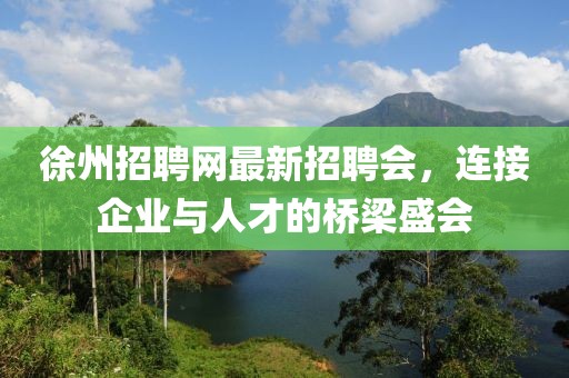 徐州招聘网最新招聘会，连接企业与人才的桥梁盛会