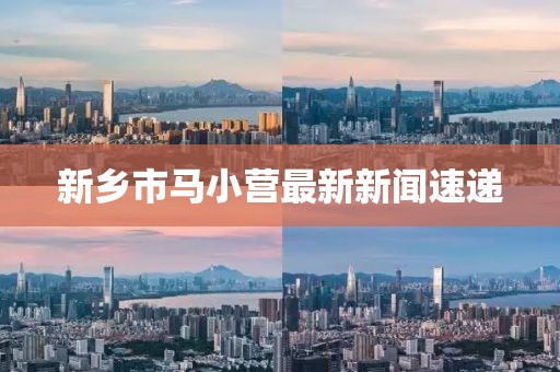 新乡市马小营最新新闻速递
