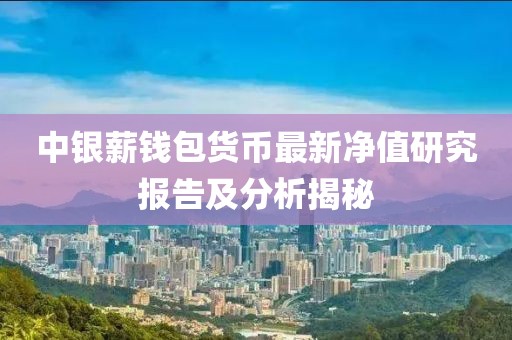 中银薪钱包货币最新净值研究报告及分析揭秘