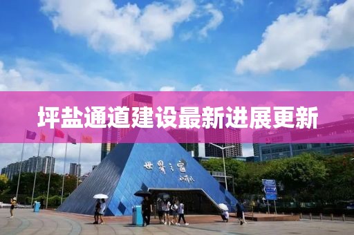 坪盐通道建设最新进展更新