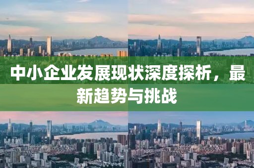 中小企业发展现状深度探析，最新趋势与挑战