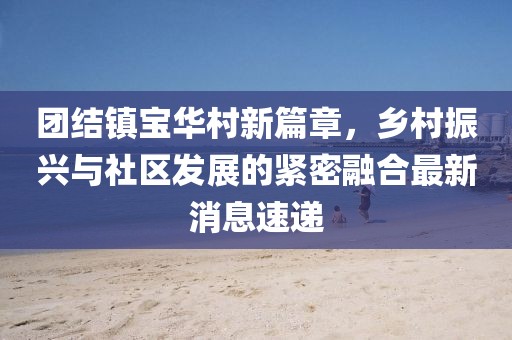 团结镇宝华村新篇章，乡村振兴与社区发展的紧密融合最新消息速递