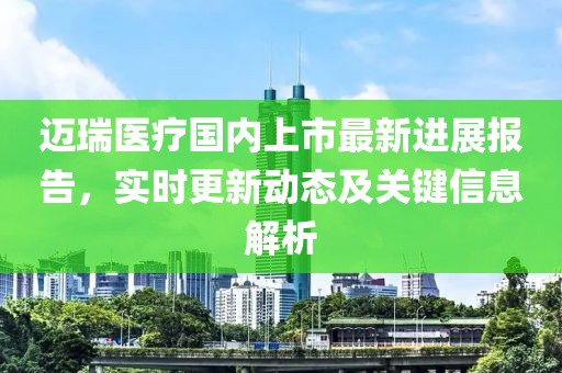 迈瑞医疗国内上市最新进展报告，实时更新动态及关键信息解析
