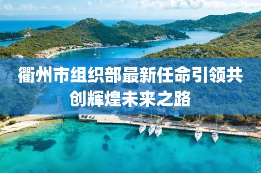 衢州市组织部最新任命引领共创辉煌未来之路